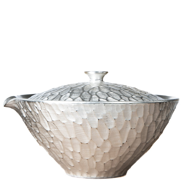 Handmade Silver Shiboridashi / Houhin (Silver-Lined Arita-Yaki Porclelain)