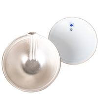 Handmade Silver Shiboridashi / Houhin (Silver-Lined Arita-Yaki Porclelain)