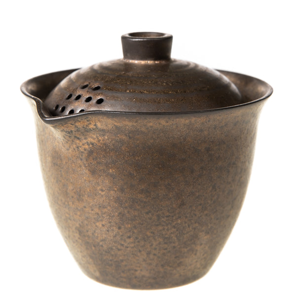 "Bronze" Iron-Gilded Aged Clay Houhin