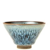 Handmade "Bamboo Hat" Jianzhan Tenmoku Tea Cup