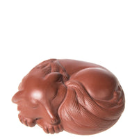 "Sleeping Firefox" Yixing Tea Pet (ZiSha: Da Hong Pao ZhuNi)