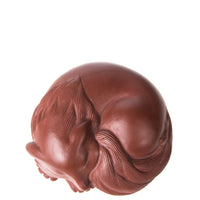"Sleeping Firefox" Yixing Tea Pet (ZiSha: Da Hong Pao ZhuNi)